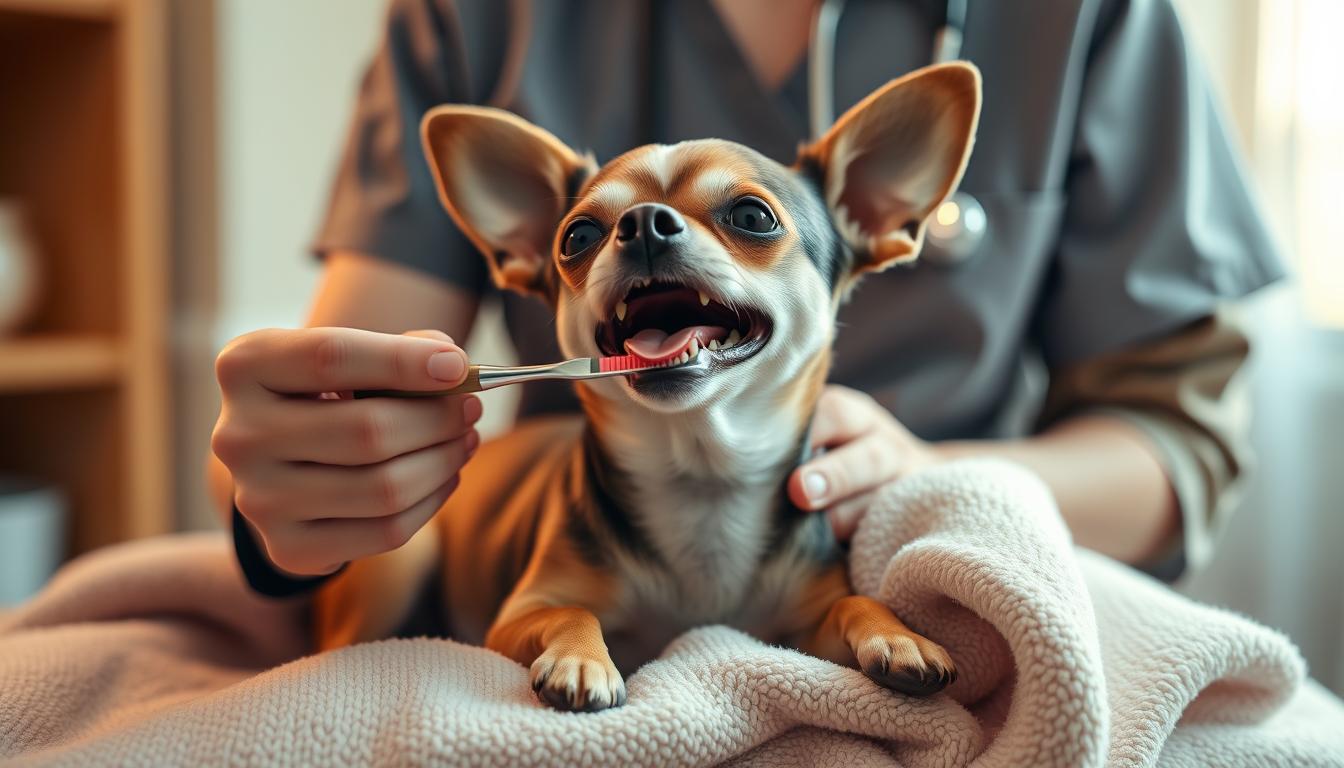 chihuahua grooming routine dental care