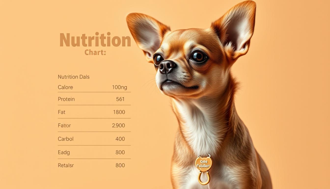 small brown dog nutrition chart