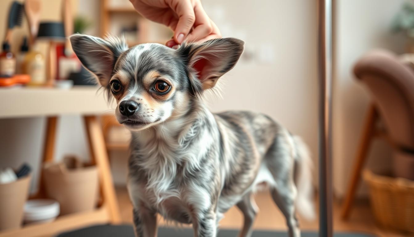 blue merle chihuahua grooming