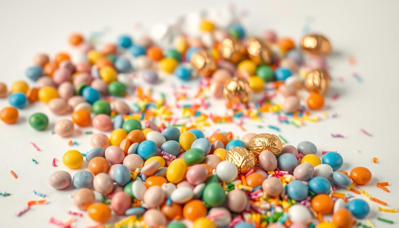Easter candy and sprinkles