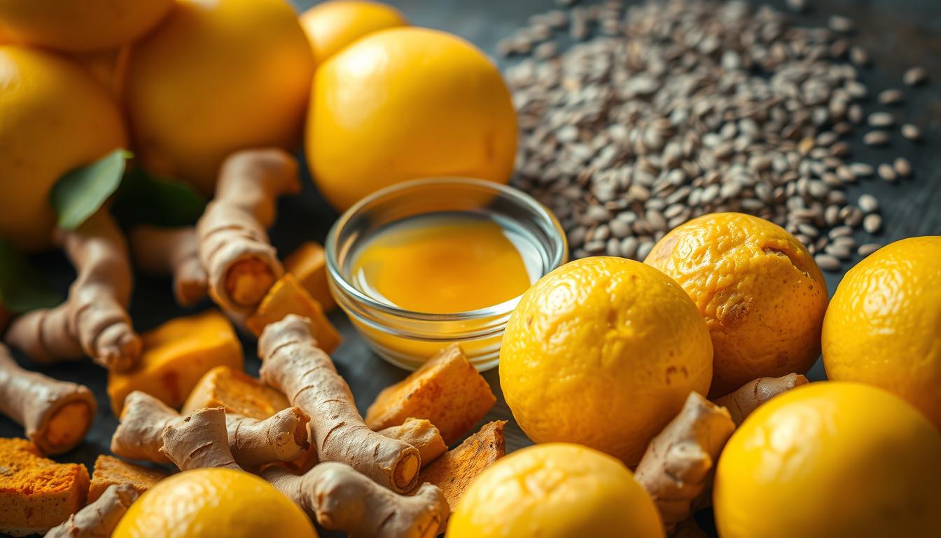 lemon turmeric energy balls ingredients