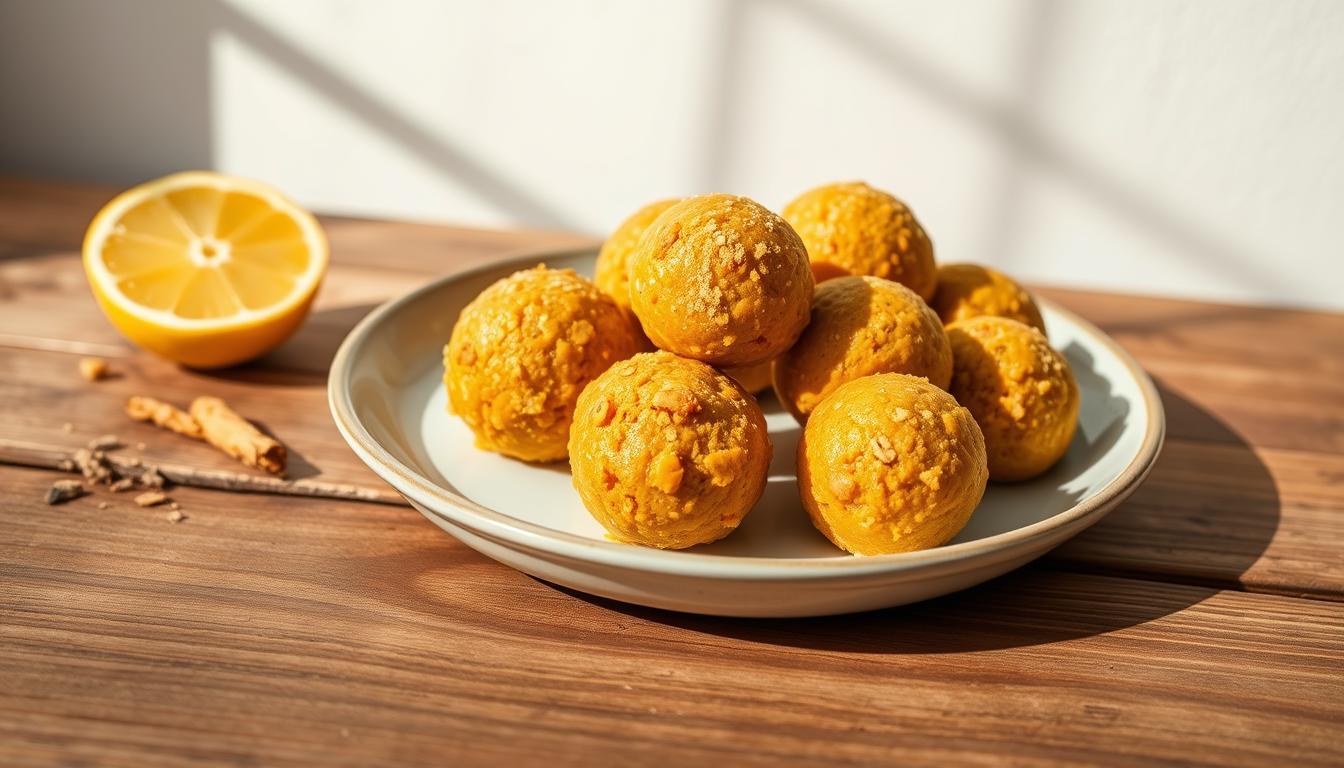 Lemon Turmeric Energy Balls