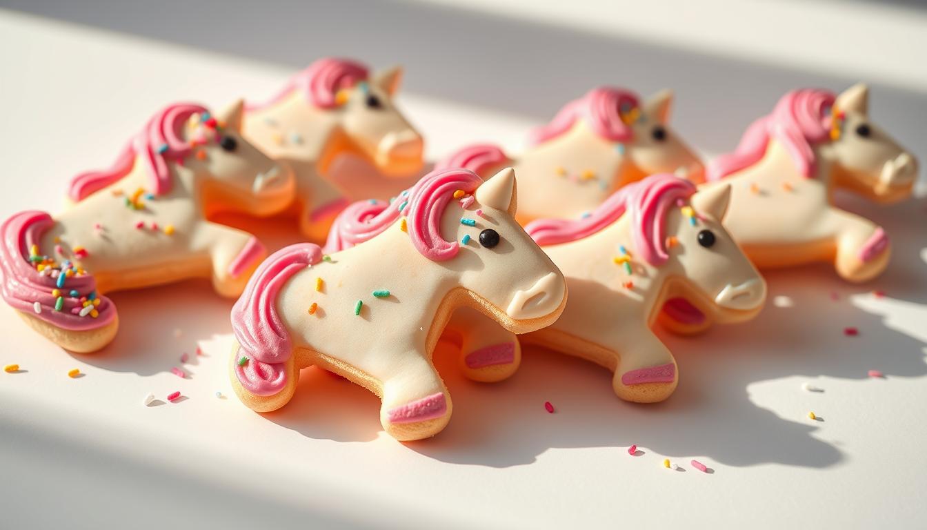 Unicorn Cookies with Sprinkles