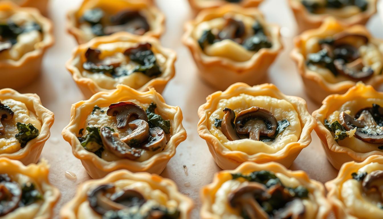 Mini Quiche Bayam Jamur—Kecil-Kecil, Tapi Gaya Prancis!