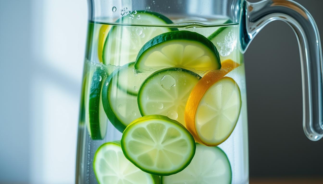 Infused Water Timun-Jeruk Nipis: Dinginnya Autentik!