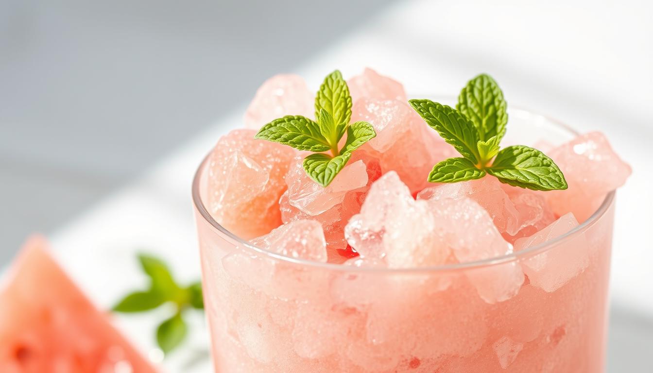 Granita Semangka dan Daun Mint – Beku, Segar, dan Bikin Nagih