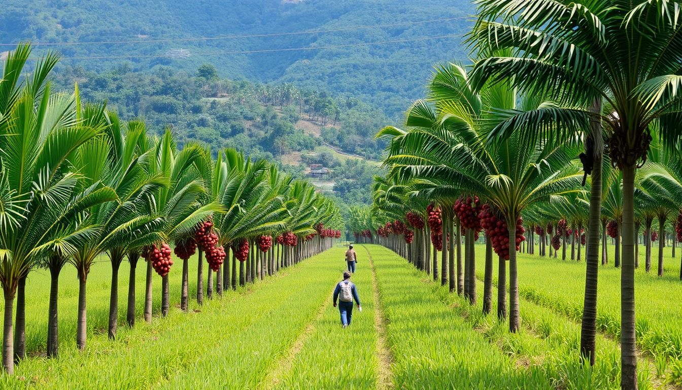 perkembangan kebun kelapa sawit