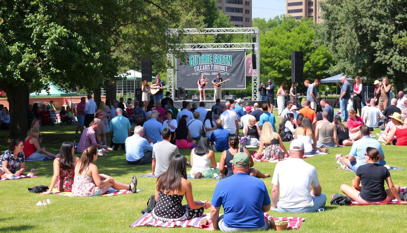 Guthrie Green Tulsa picnic