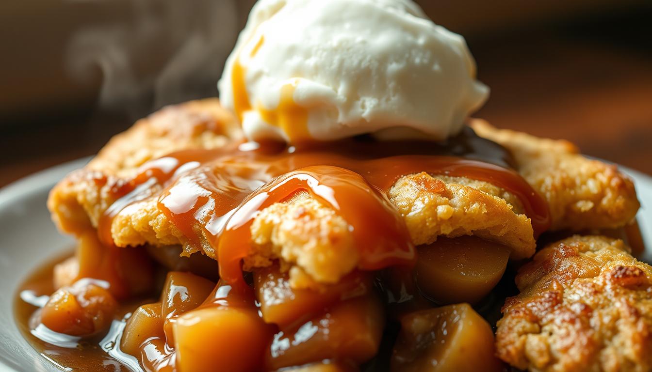 Caramel Apple Cobbler