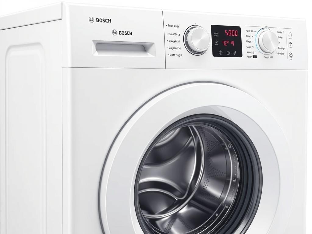 Mașina de spălat rufe Bosch WAN28164BY din 2025 cu design german de calitate și afișaj digital