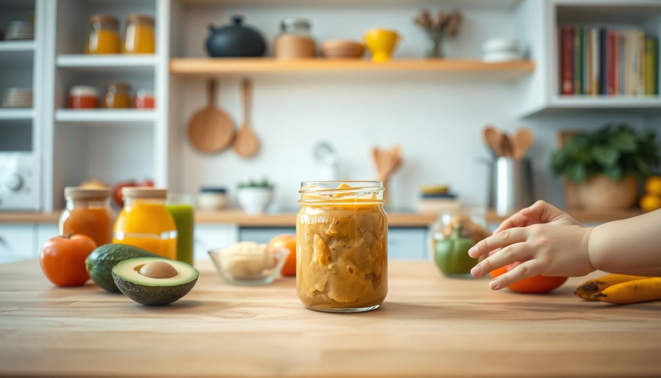Preparación de alimentos para bebés durante el destete
