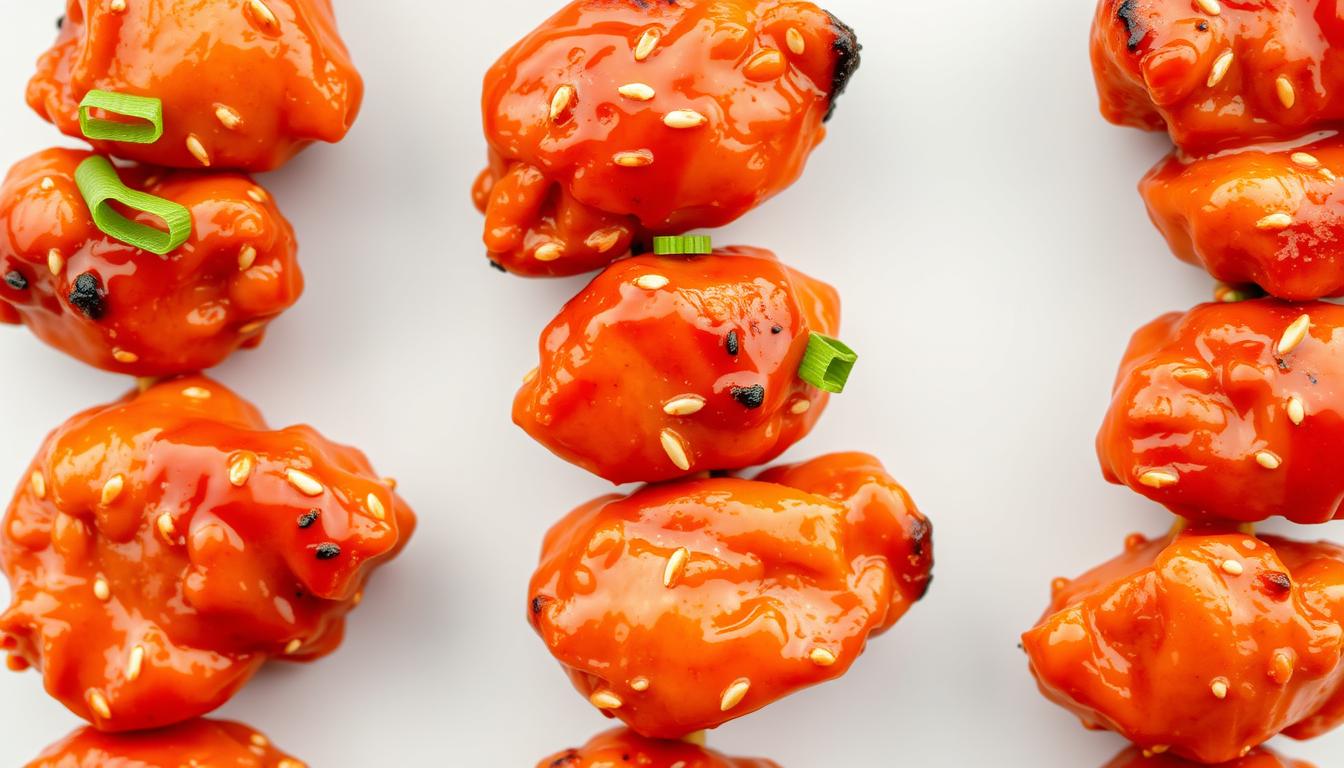 Bang Bang Chicken Skewers Assembly