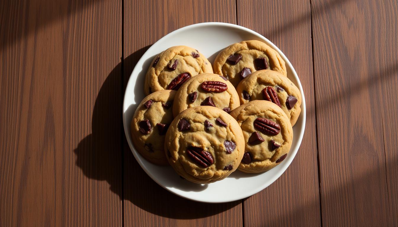 chocolate chip pecan cookies