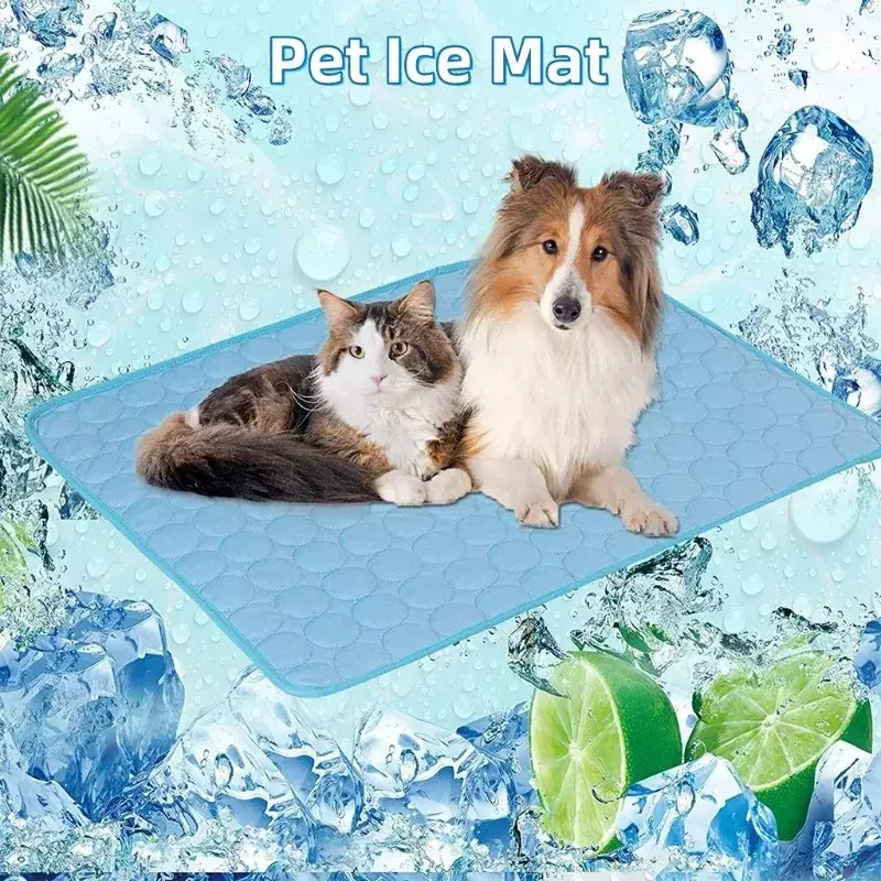 Almohadilla refrescante de verano para mascotas, acogedora y relajante