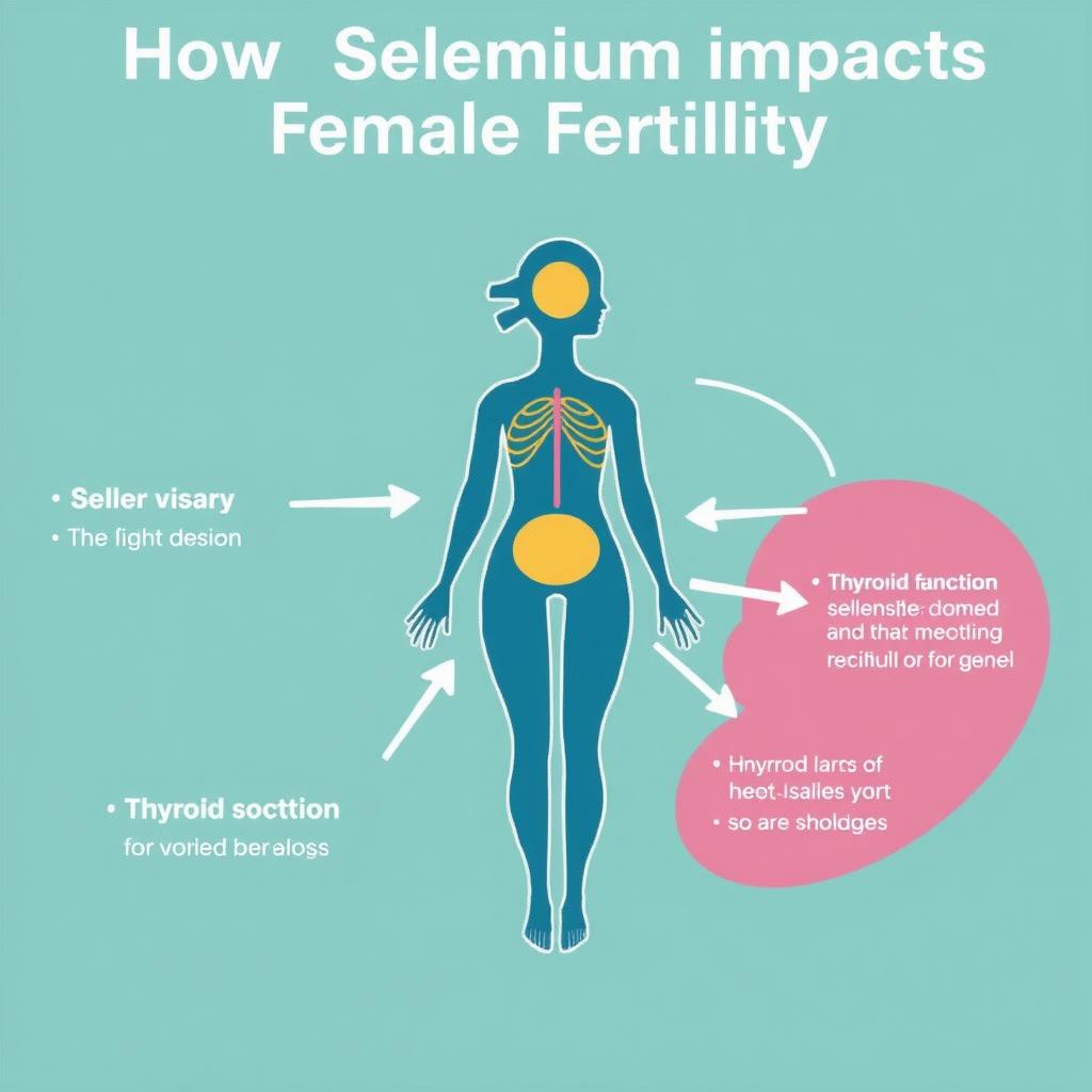 Selenio y su impacto en la fertilidad femenina