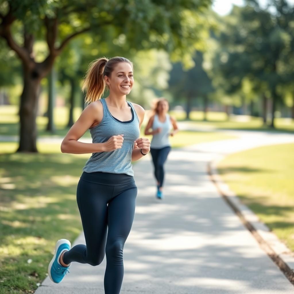 Person engaged in physical wellness activities for optimal health