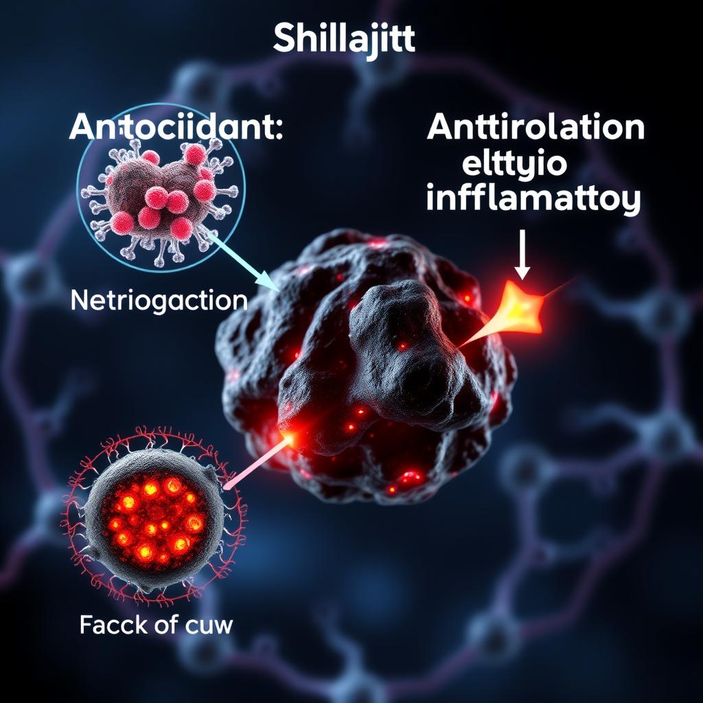 Propiedades antioxidantes y antiinflamatorias del Shilajit natural