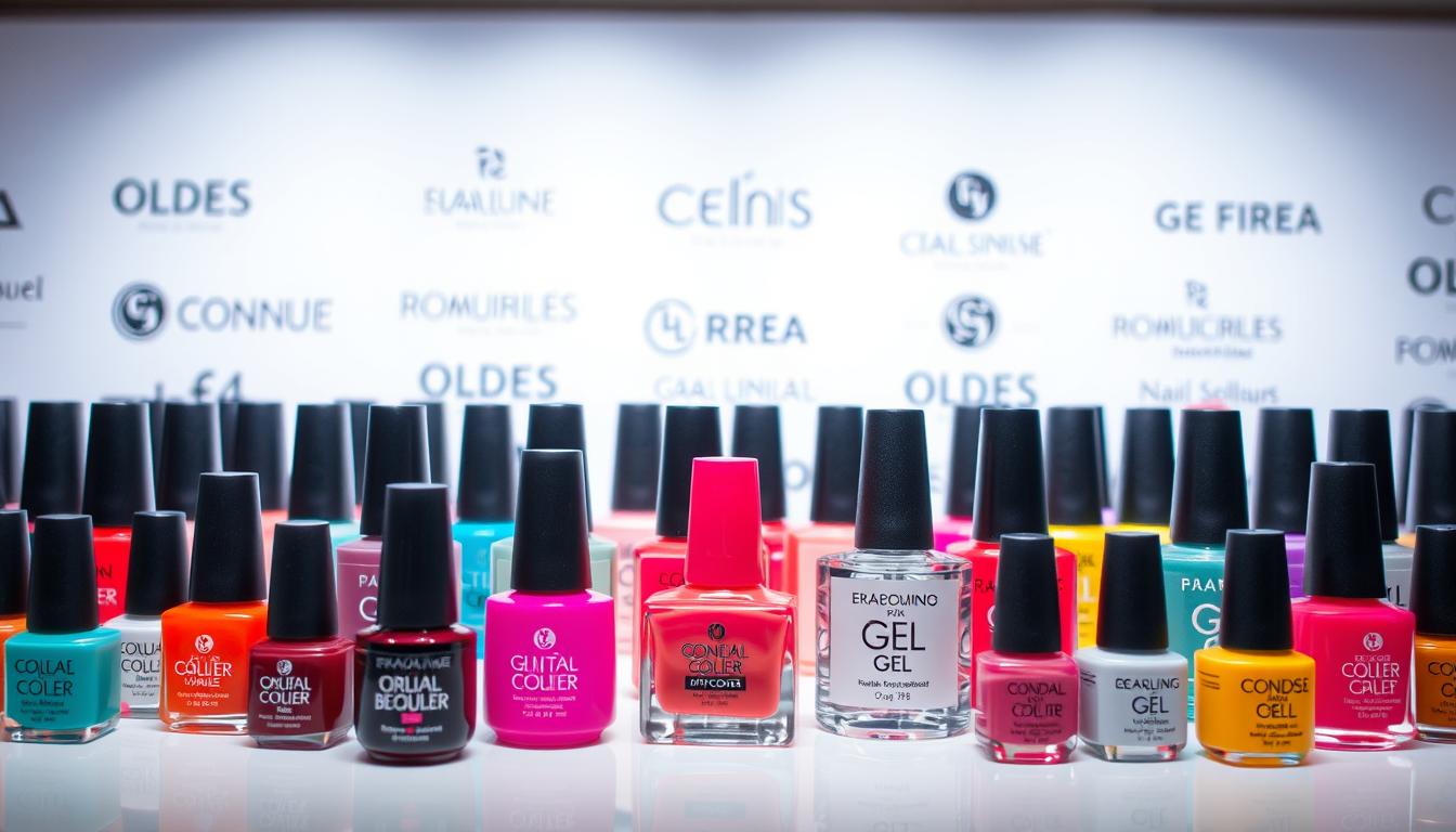 marcas populares de esmalte em gel