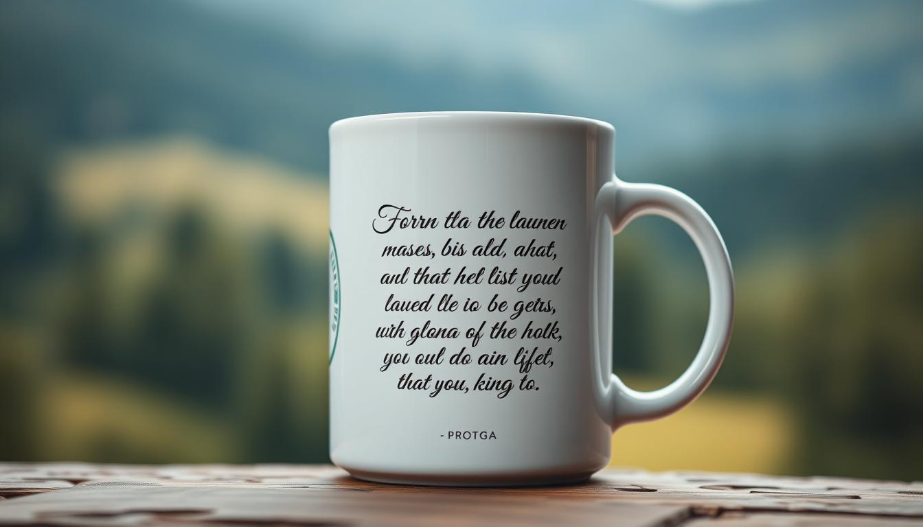 Which Bible verses are best for a Christian coffee mug