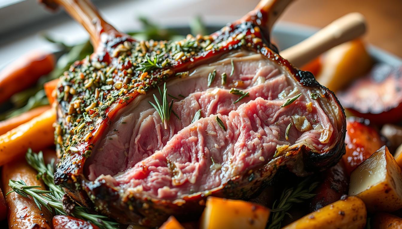 Herb-Crusted Rack of Lamb