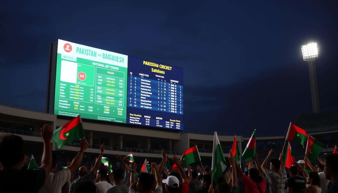 Pakistan vs Bangladesh head to head stats