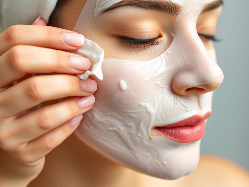 Proper removal of chitosan peel-off mask