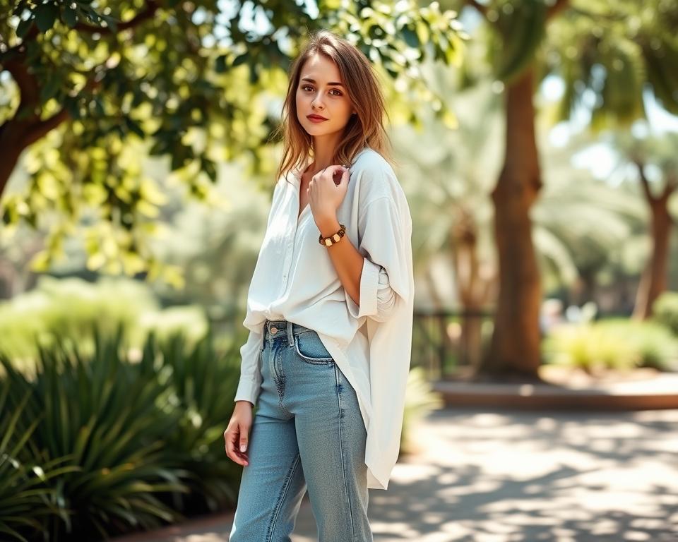 casual outfits with agate bracelet