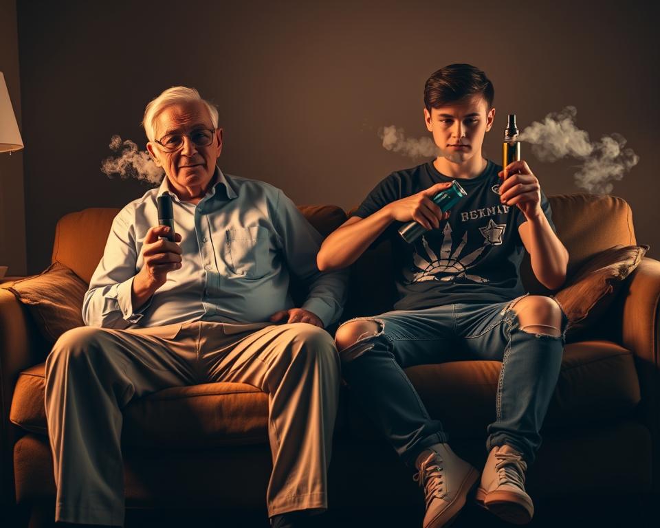 generational differences in vaper identity
