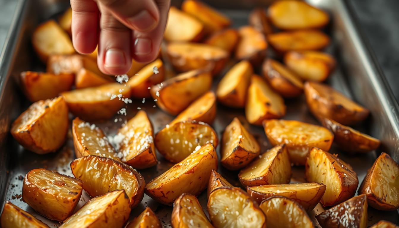 preparation techniques for crispy roast potatoes
