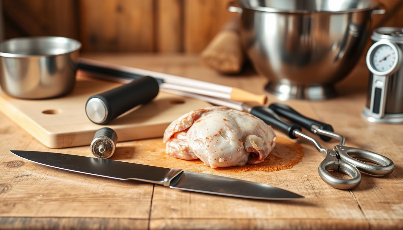 kitchen tools for cooking chicken