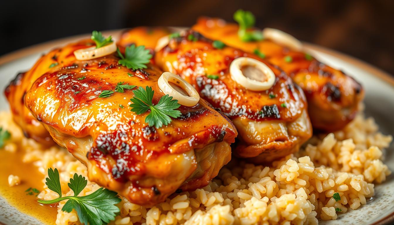 Garlic Chicken Thighs Recipe