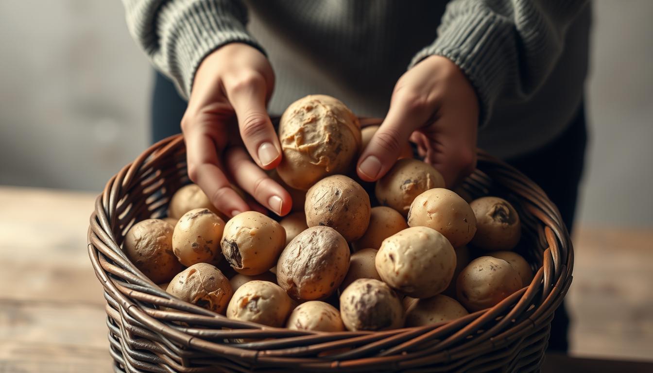 choosing potatoes for roasting