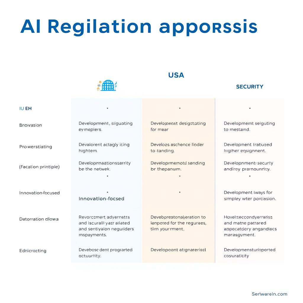 Comparison of artificial intelligence research regulatory approaches between EU, US, and China