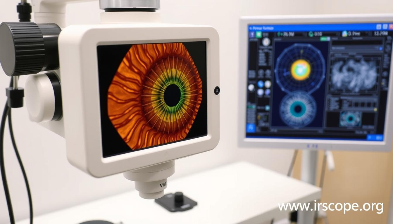 Modern digital iriscope used for professional Iridology Reading