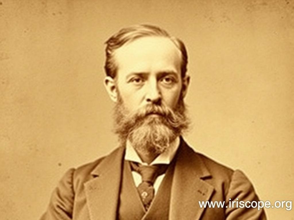 Portrait of Dr. Ignaz von Peczely, the father of modern iridology
