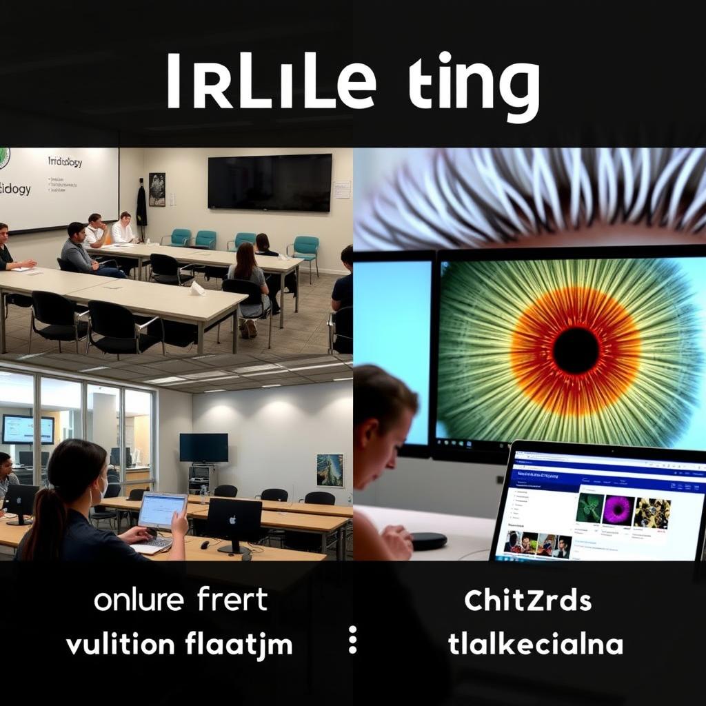 Diferentes modalidades de estudio en escuela de iridología