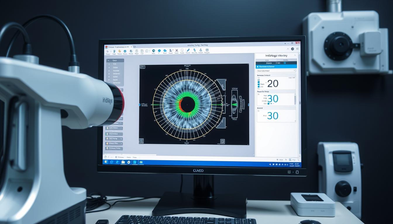 Modern computerized iridology analysis system with digital left iris mapping