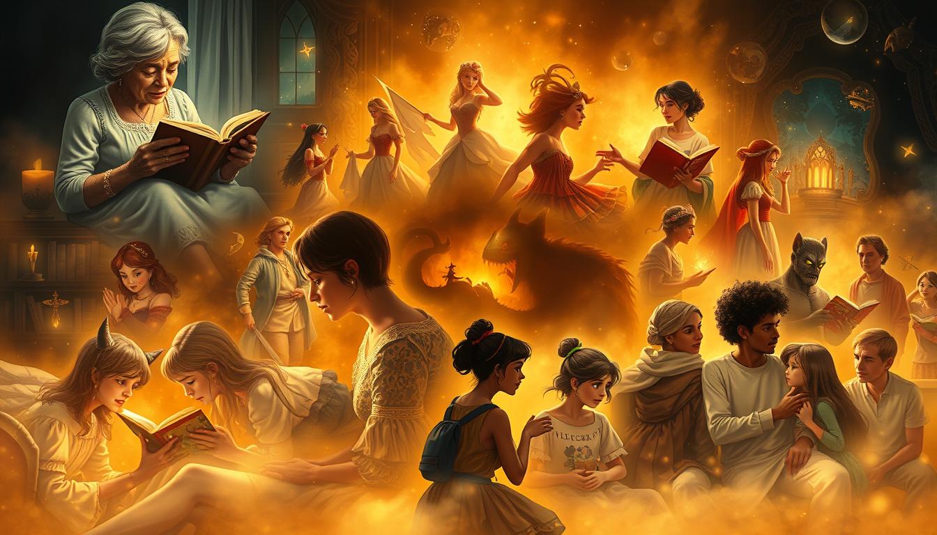 Diverse interpretations of the princess and monster story across generations