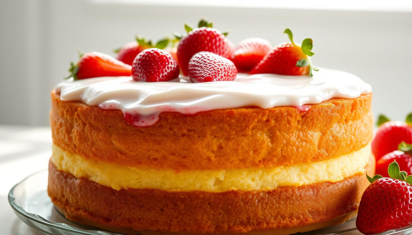 strawberry tres leches
