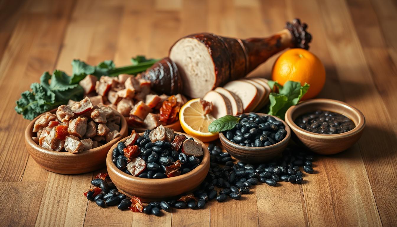 ingredientes para feijoada