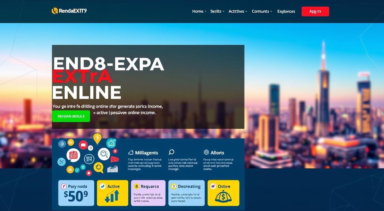 30 dicas de como ter uma renda extra ativa e passiva online.