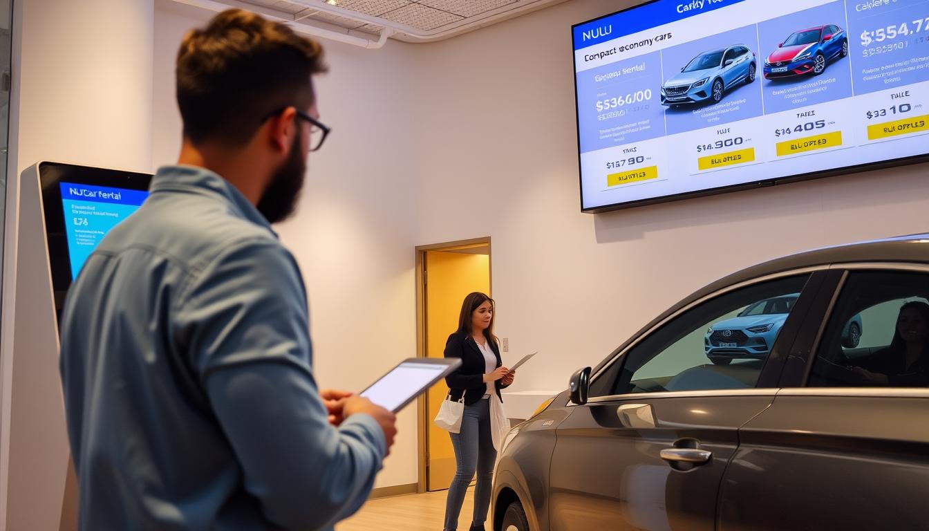 NU car rental pricing