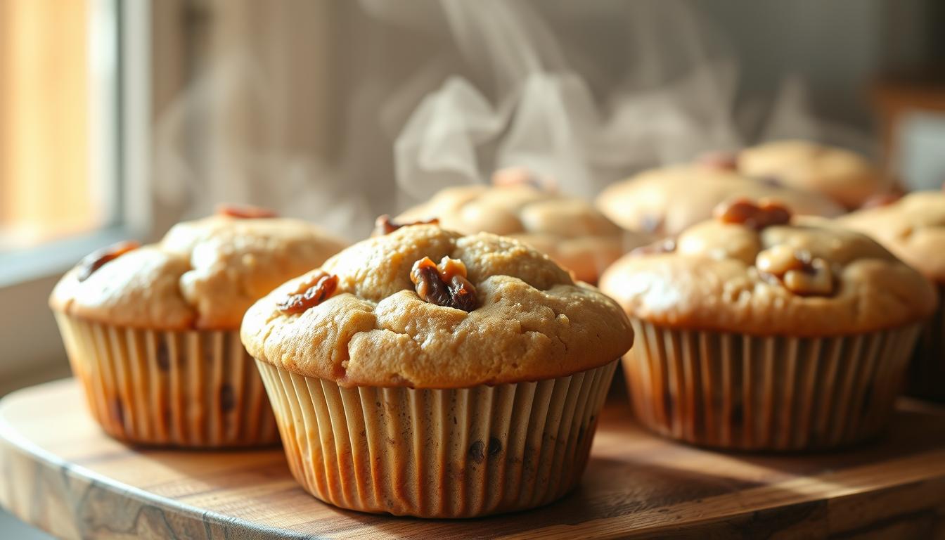vegan banana bread muffins