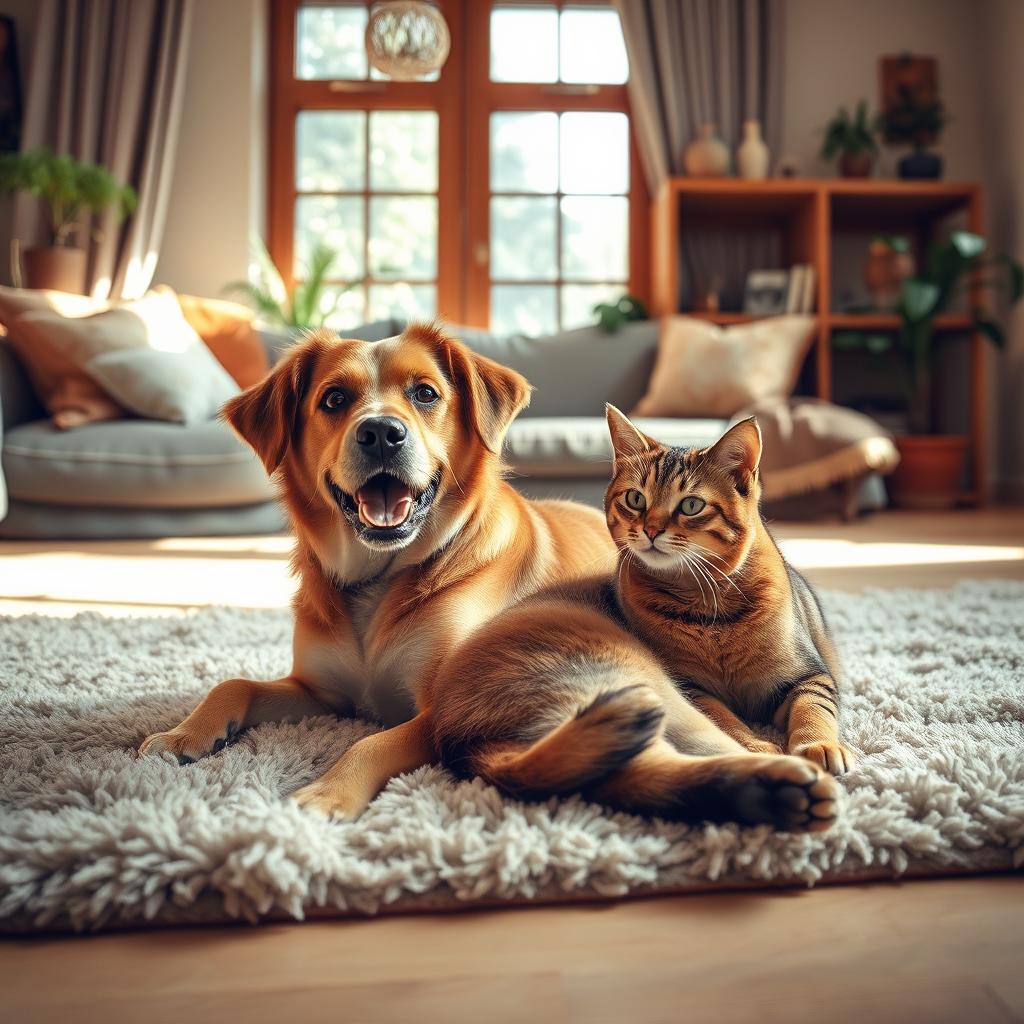 convivência harmoniosa entre cães e gatos