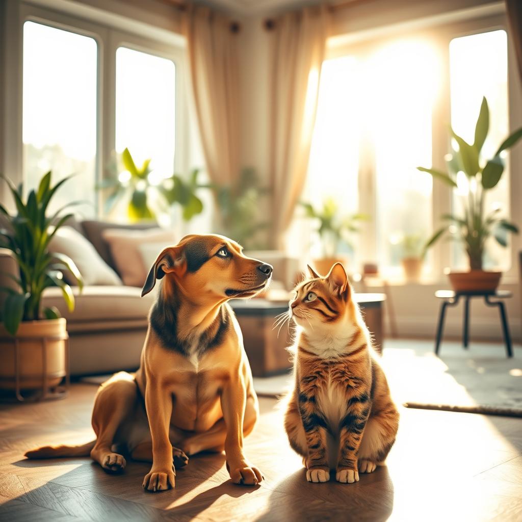 integração de cães e gatos