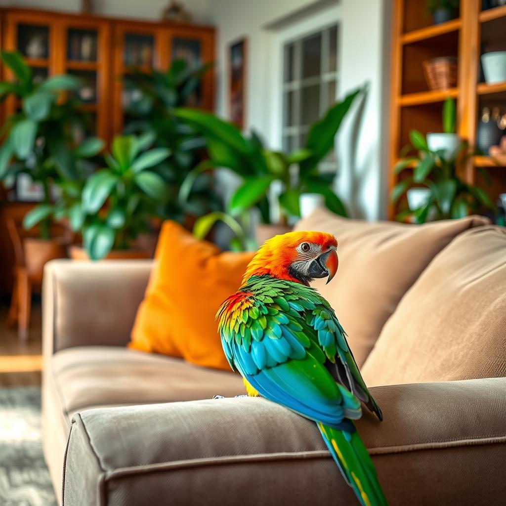animal exótico em casa