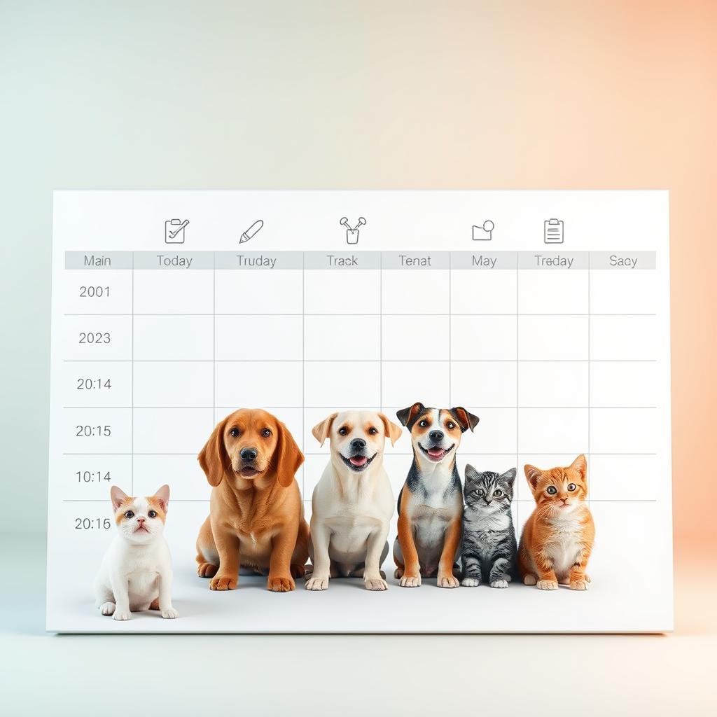 calendário de vacinação para pets adultos