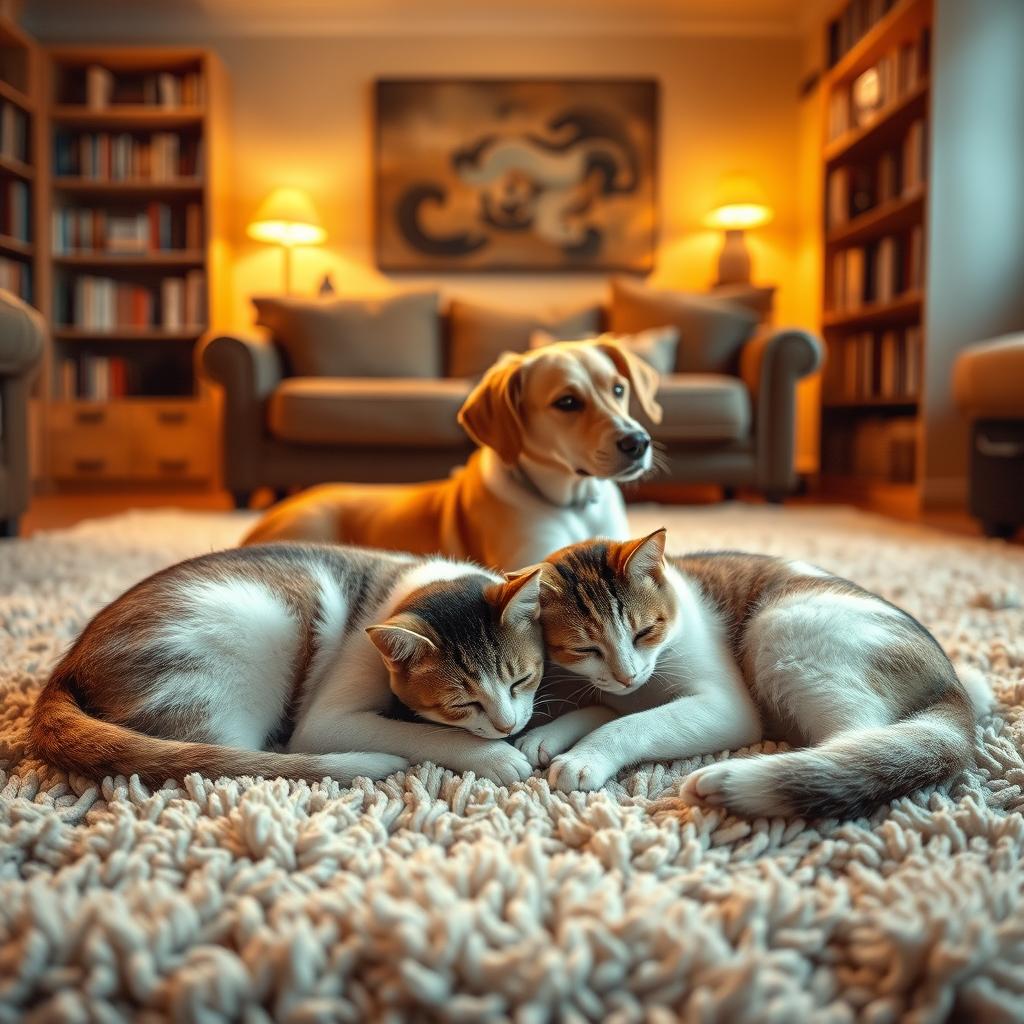 integração de cães e gatos