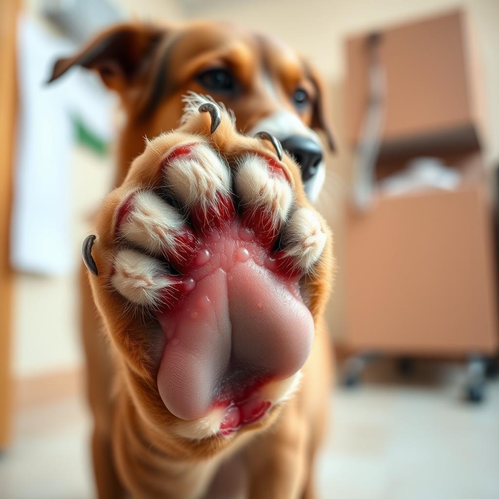 lambedura excessiva em cães