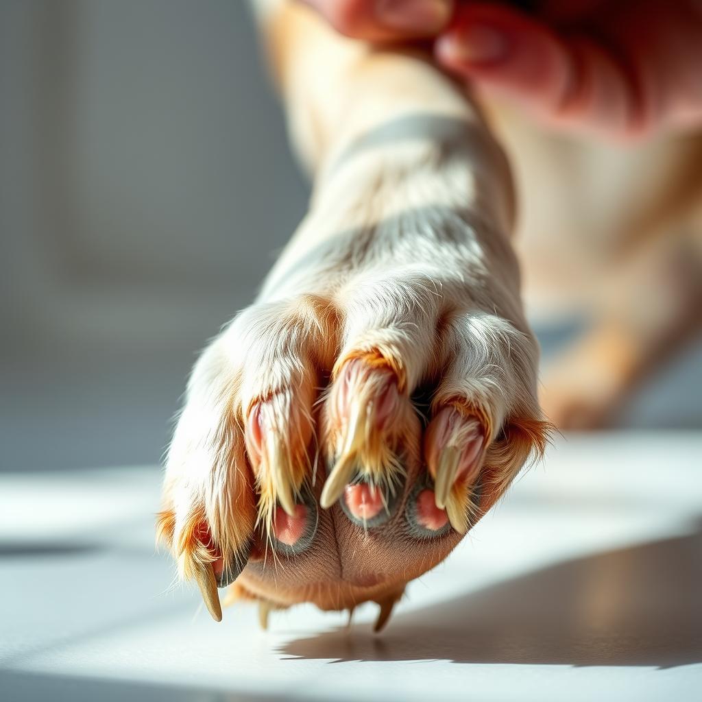 exame de pata de cachorro